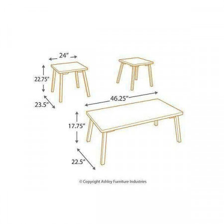T009 - 13 : Bộ Bàn Trang Trí - 3 Sản Phẩm